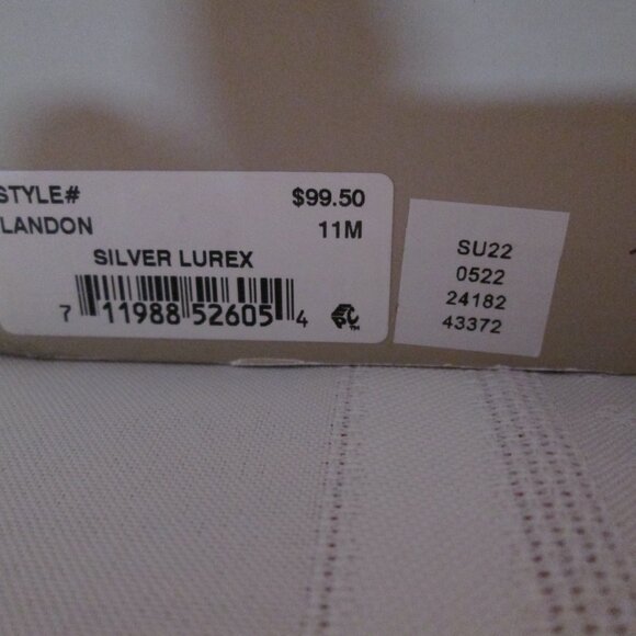 Sexy Holiday Thalia Sodi Landon Embellished Silver Lurex 11M - Picture 7 of 9